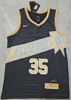 NBA 35 Durant Phoenix Suns 24-25 Maillot noir gold